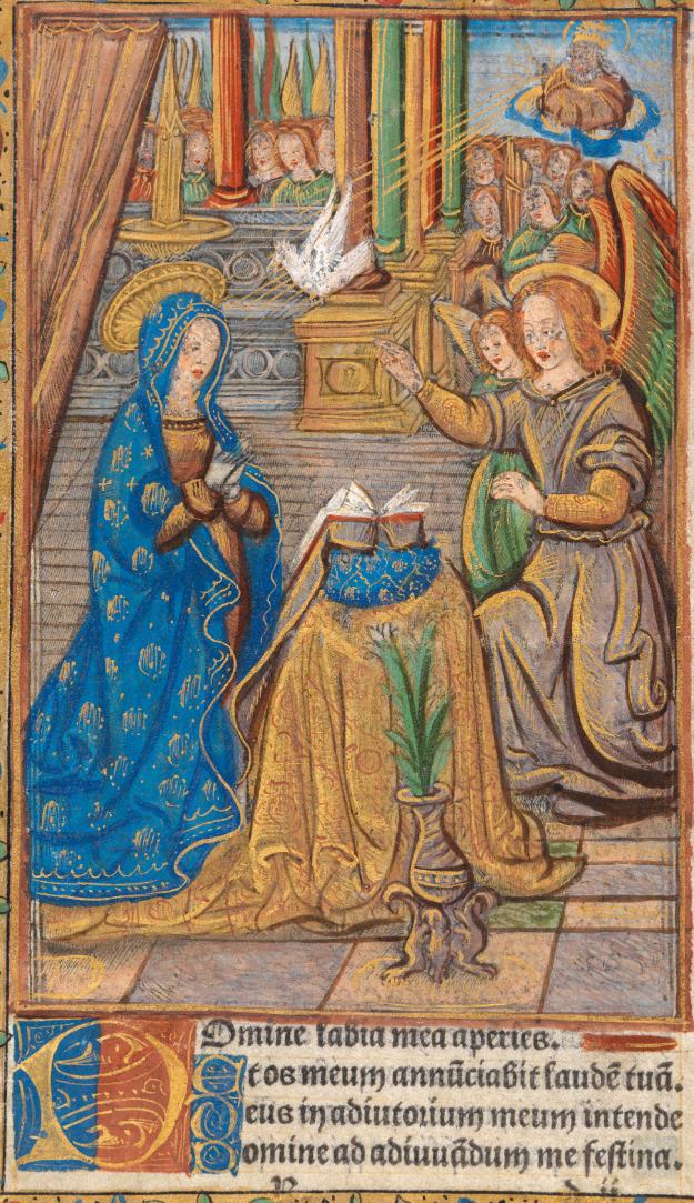 The Annunciation from a Book of Hours, TAK/3/8